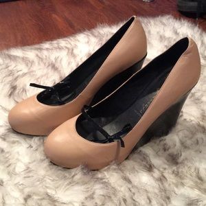 Nude and Black Jeffrey Campbell Heels